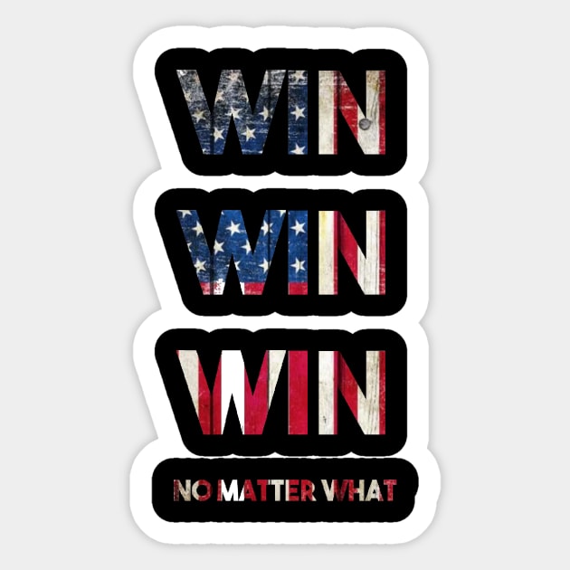 Win Win Win USA Sticker by lyrics